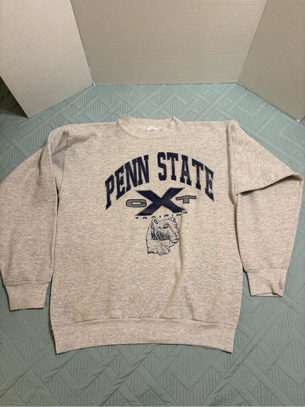 Vintage Penn State T N T By Tray & Loevner Training Sweatshirt Gray Size XL